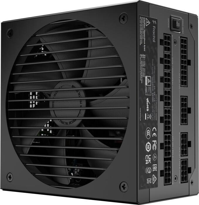Fractal Design 560W ION+ 2 PSU, Fully Modular, Fluid Dynamic Fan, 80+ Platinum, UltraFlex Wires, Whisper-quiet Mode