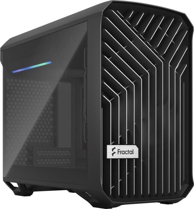 Fractal Design Torrent Nano Micro Tower Nero (Fractal Design Torrent Nano [Dark TG] Case w/ Dark Tint Glass Windows Mini ITX 1