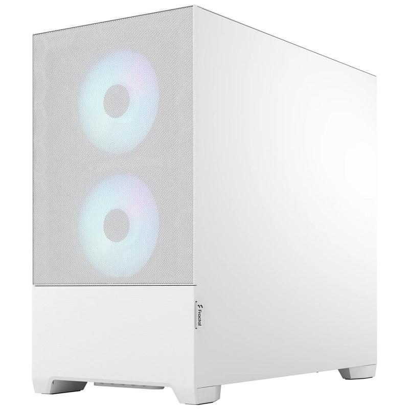 Fractal Design Pop Mini Air Mini Tower Bianco (CASE mATX Pop Mini Air RGB Wht TG Clear)
