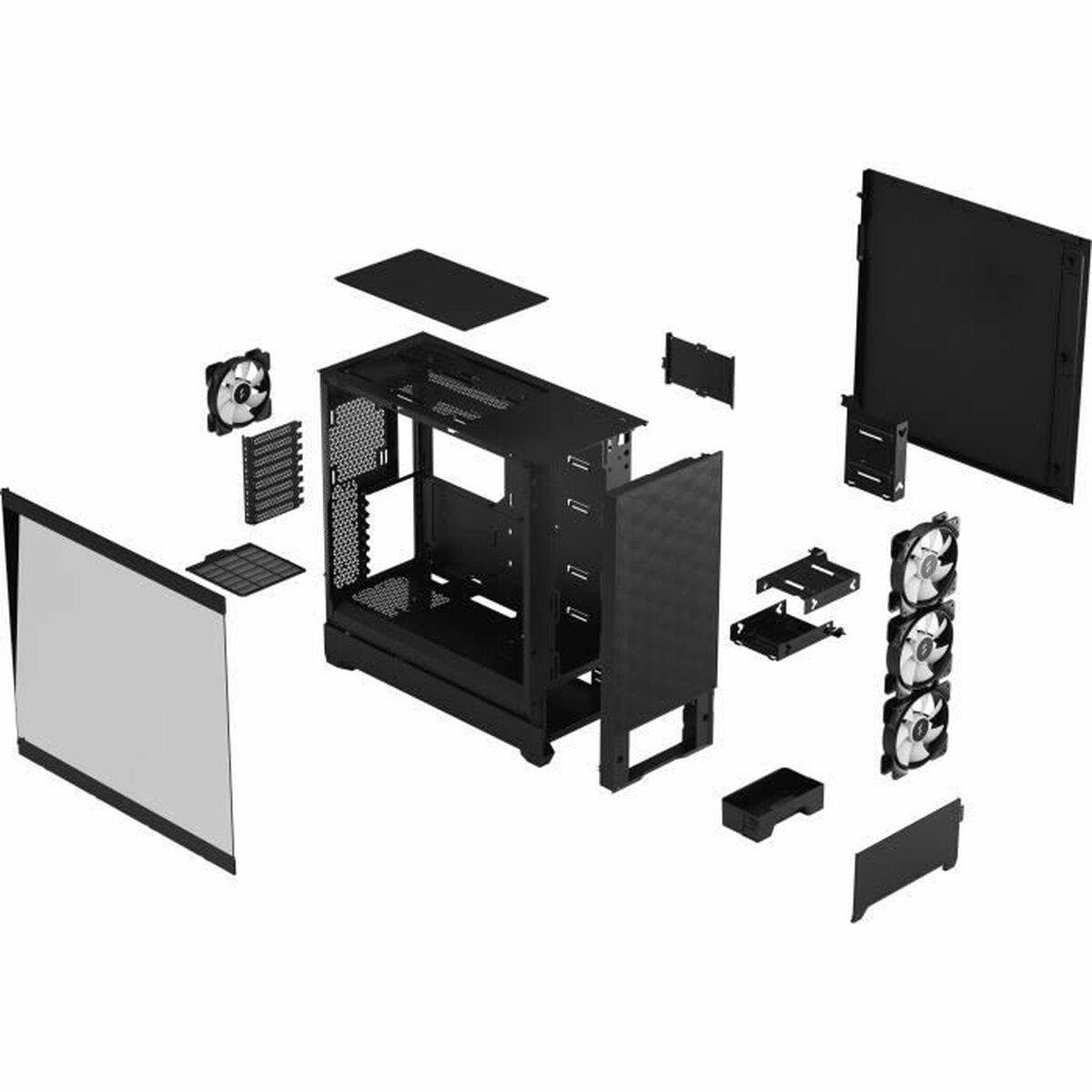 Extern 2x 525" Intern 3x 2.5"/3.5" (quer Laufwerksschienen) 2x 2.5" 1x 2.5"/3.5" optional 2x 2.5" optional Front I/O 2x USB-A