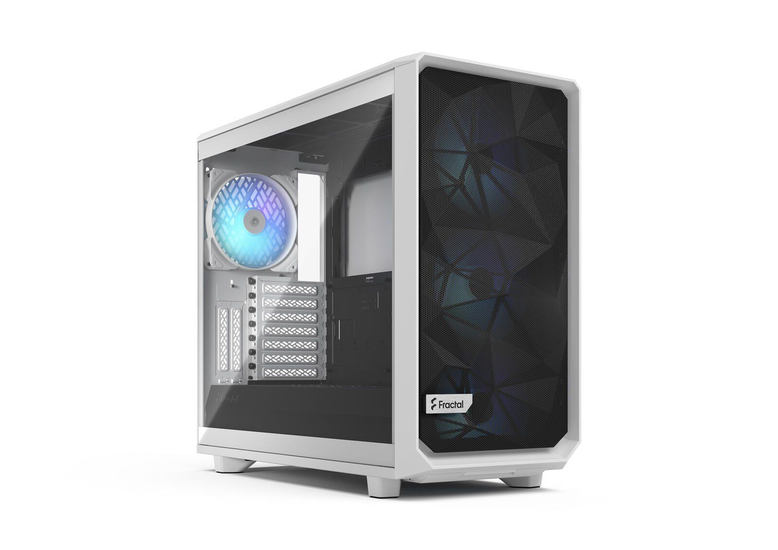 Fractal Design Meshify 2 RGB Bianco (CASE ATX Meshify 2 RGB Wht TG Clear)