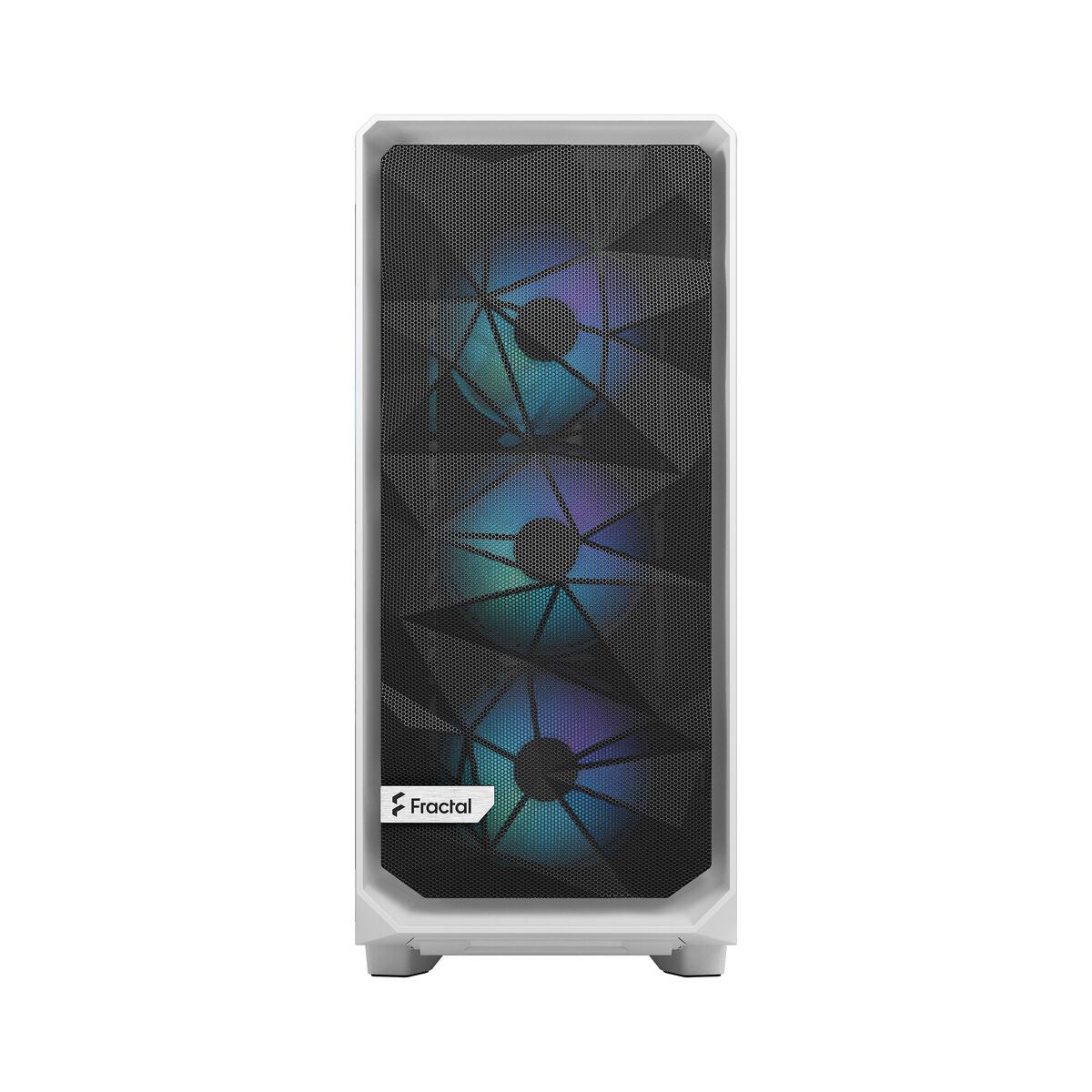 Fractal Design Meshify 2 Compact RGB Bianco (Fractal Design Meshify 2 Compact RGB [WhiteTG] Gaming Case w/ Clear Glass Window A