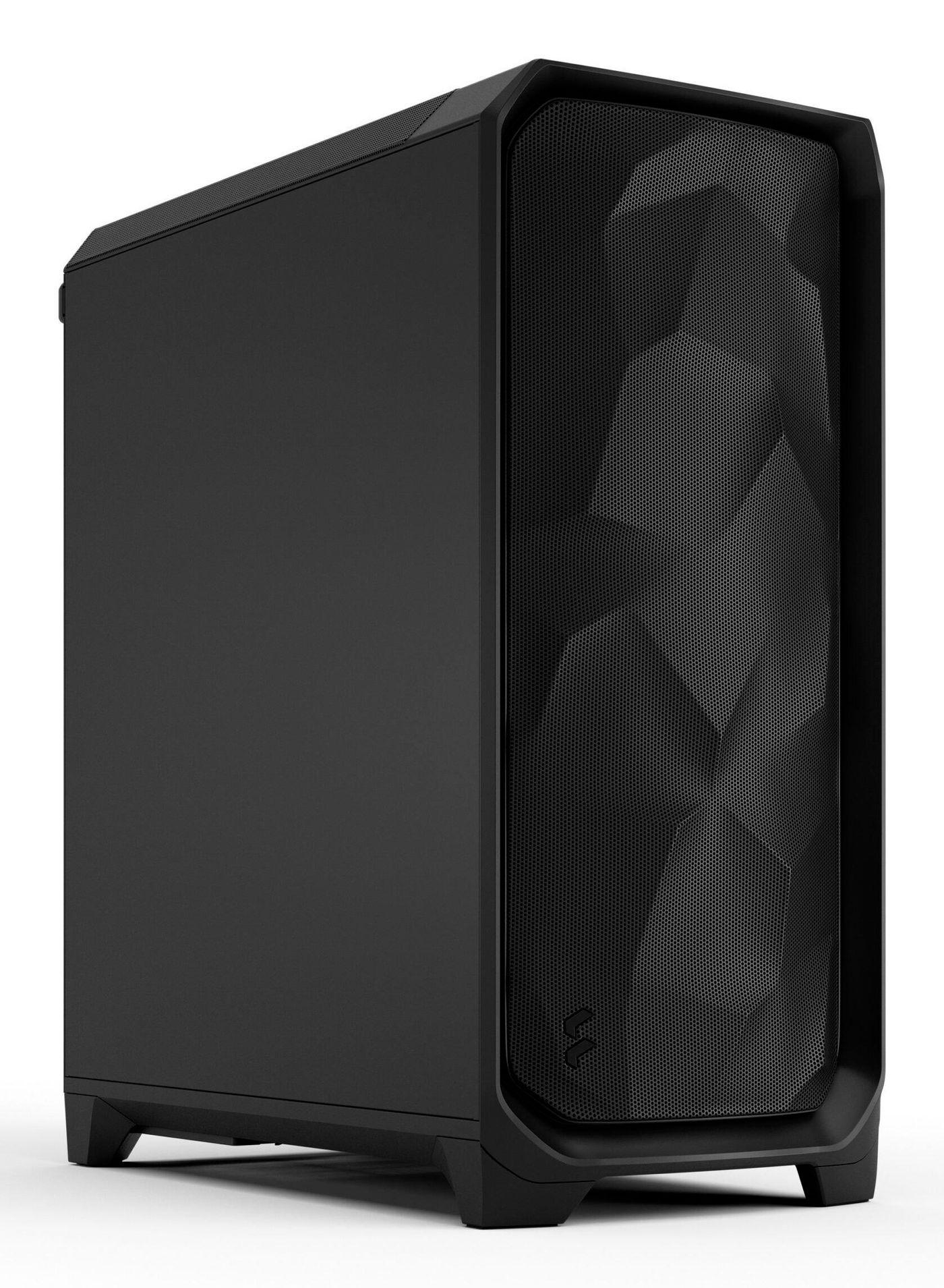 Fractal Design Meshify 3 [Black Solid] Gaming Case, E-ATX, Mesh Front, 3x Momentum 14 Fans, USB-C 20Gbps