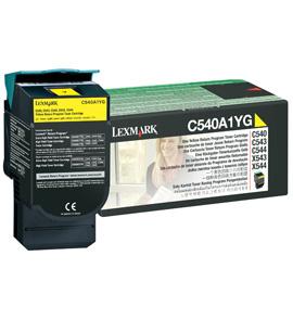 Lexmark C540A1YG cartuccia toner 1 pz Originale Giallo [C540A1YG]