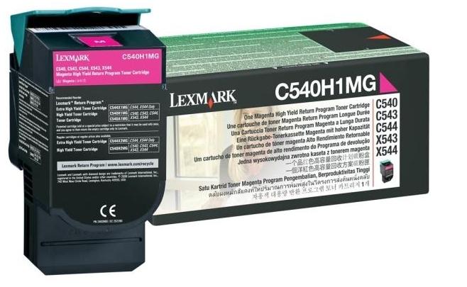 Lexmark C540H1MG cartuccia toner 1 pz Originale Magenta [C540H1MG]