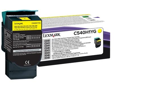 Lexmark C540H1YG cartuccia toner 1 pz Originale Giallo [C540H1YG]