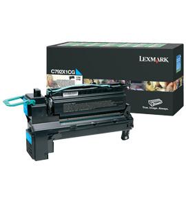 Lexmark C792X1CG cartuccia toner 1 pz Originale Ciano [C792X1CG]