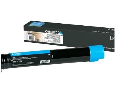 Lexmark C950X2CG cartuccia toner 1 pz Originale Ciano [C950X2CG]