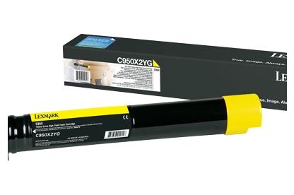 Lexmark C950X2YG cartuccia toner 1 pz Originale Giallo [C950X2YG]