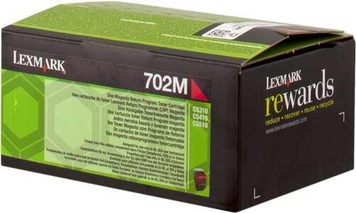 Lexmark 702M R cartuccia toner 1 pz Originale Magenta [70C20M0]