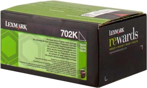 Lexmark 702K R cartuccia toner 1 pz Originale Nero [702K]