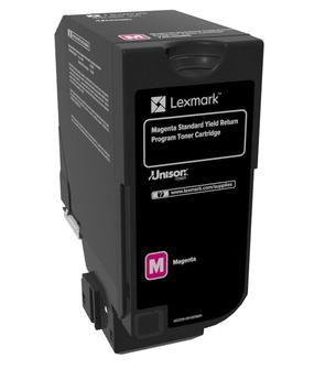 Lexmark 74C2SM0 cartuccia toner 1 pz Originale Magenta [74C2SM0]