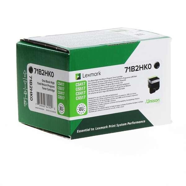 Lexmark 71B2HK0 cartuccia toner 1 pz Originale Nero [71B2HK0]
