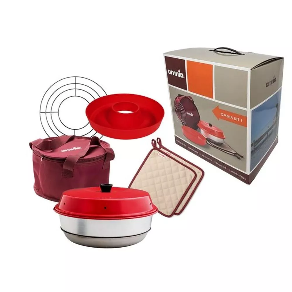 Forno da campeggio OMNIA KIT1, 5 pezzi