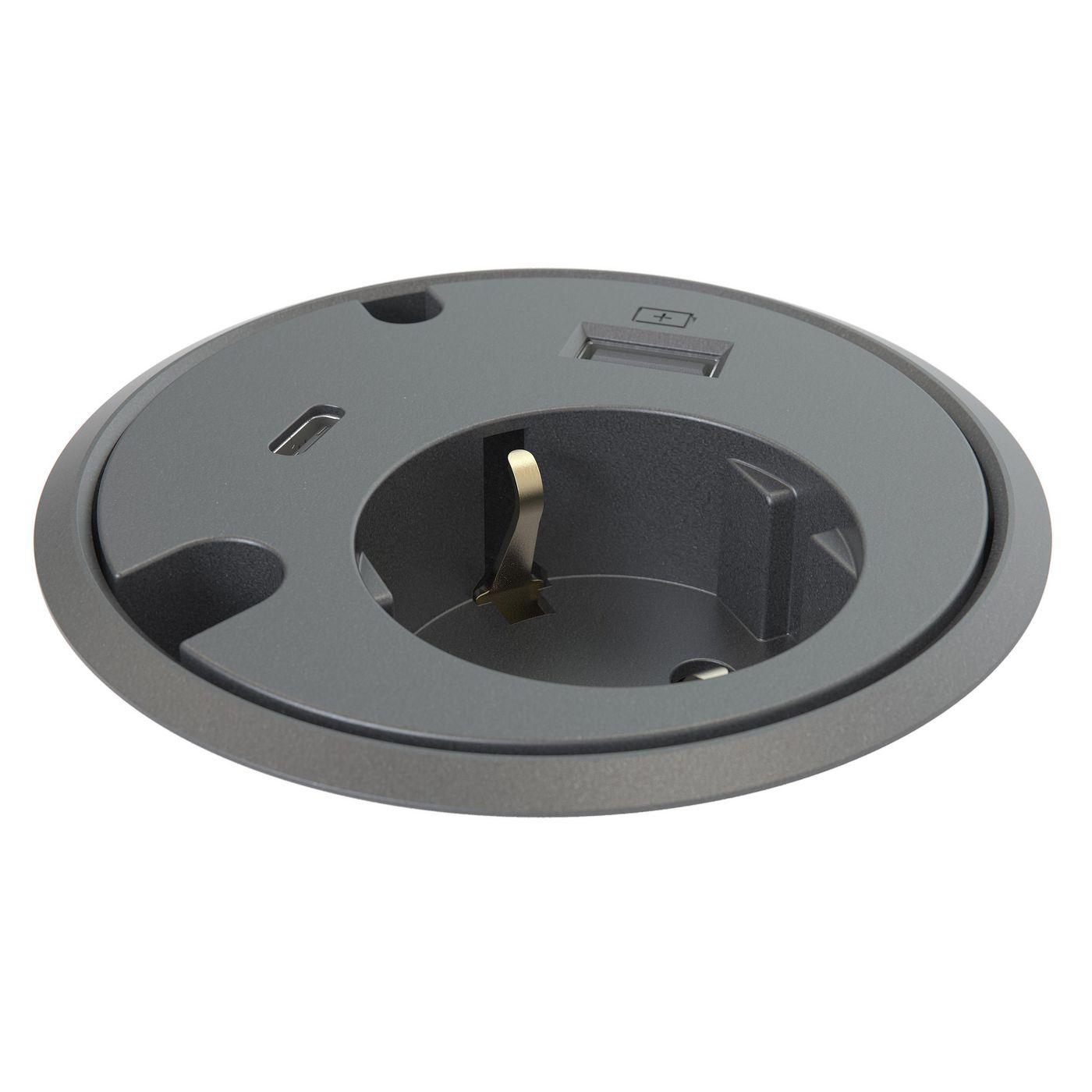 Kondator 935-PD16 unit di distribuzione dell'energia PDU 1 presae AC Nero (Powerdot - 1 Power 1 USB/A Ch - 1 USB/C port 2 Feed