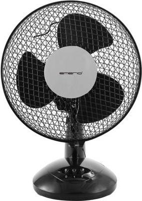 Ventilatore da tavolo, 23 cm, 2 velocitÃ , 3 pale, nero