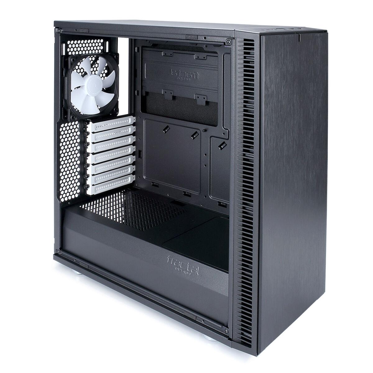 N/A Intern 2x 3.5" (quer Laufwerksschienen) 3x 2.5" Front I/O 2x USB-A 3.0 1x Mikrofon 1x Kopfhrer PCI-Steckpltze 7 Lfter (