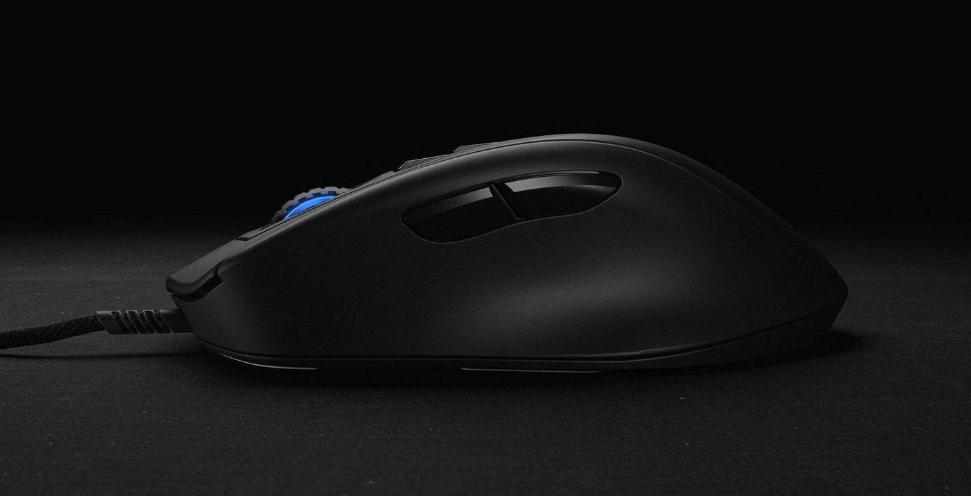 MIONIX Mouse Gaming NAOS-PRO 7 pulsanti 19000DPI USB nero