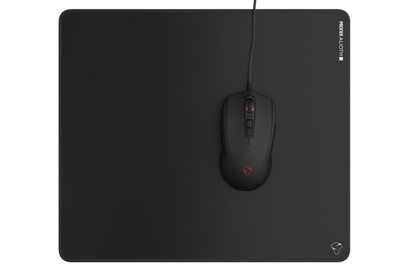 Mionix Alioth Tappetino per mouse per gioco da computer Nero (MIONIX Alioth Cloth Gaming Mousepad, Medium, Black [ALIOTH-M])