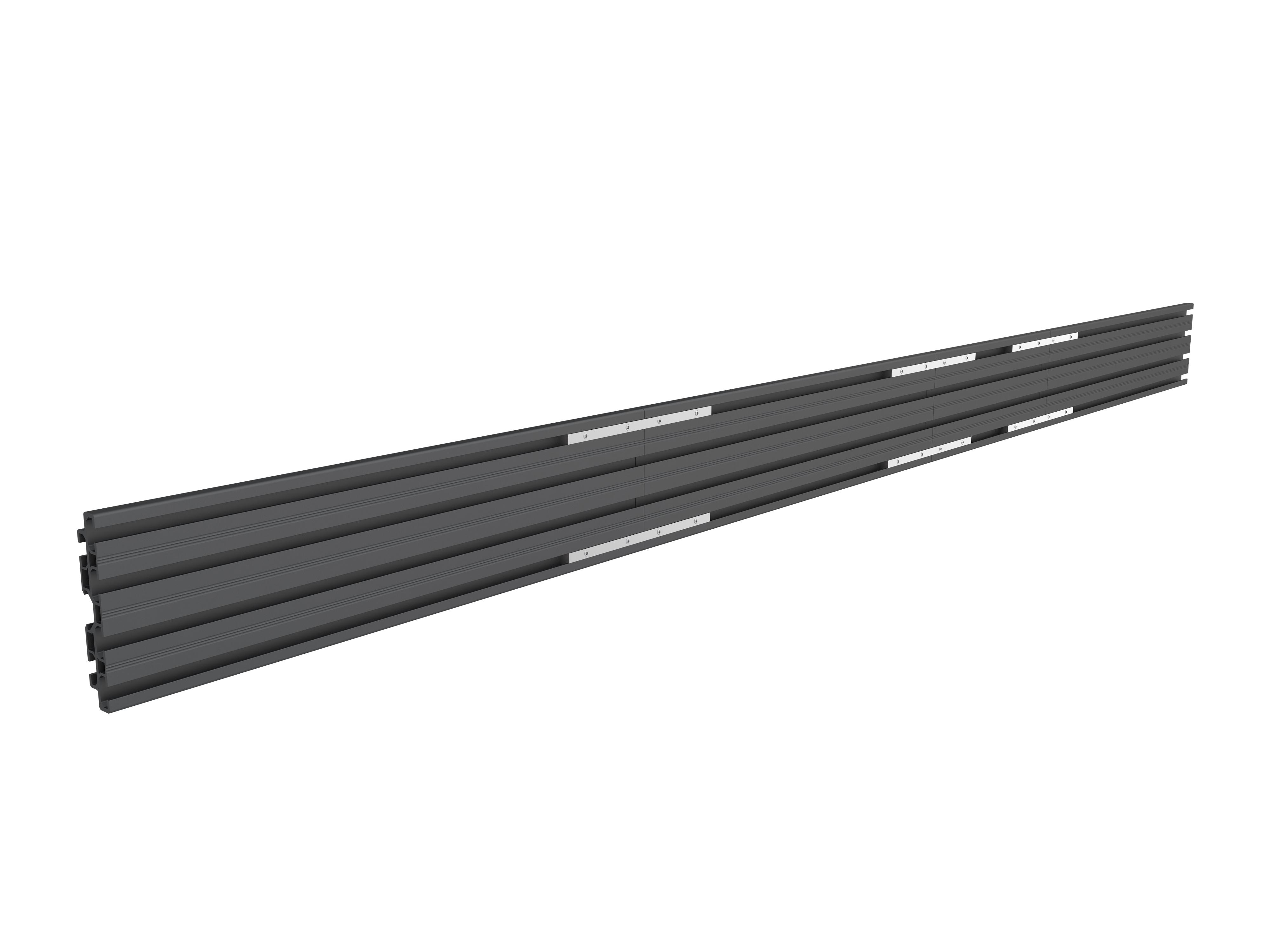 Multibrackets 3880 Accessorio per il montaggio del monitor (Multibrackets M Pro Series - Triple Screen Rail 348cm Black)