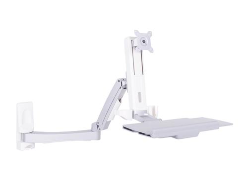 Multibrackets 4368 base e supporto per PC/workstation All-in-One 11,5 kg Bianco 38,1 cm [15] 68,6 cm [27] (Multibrackets M Work