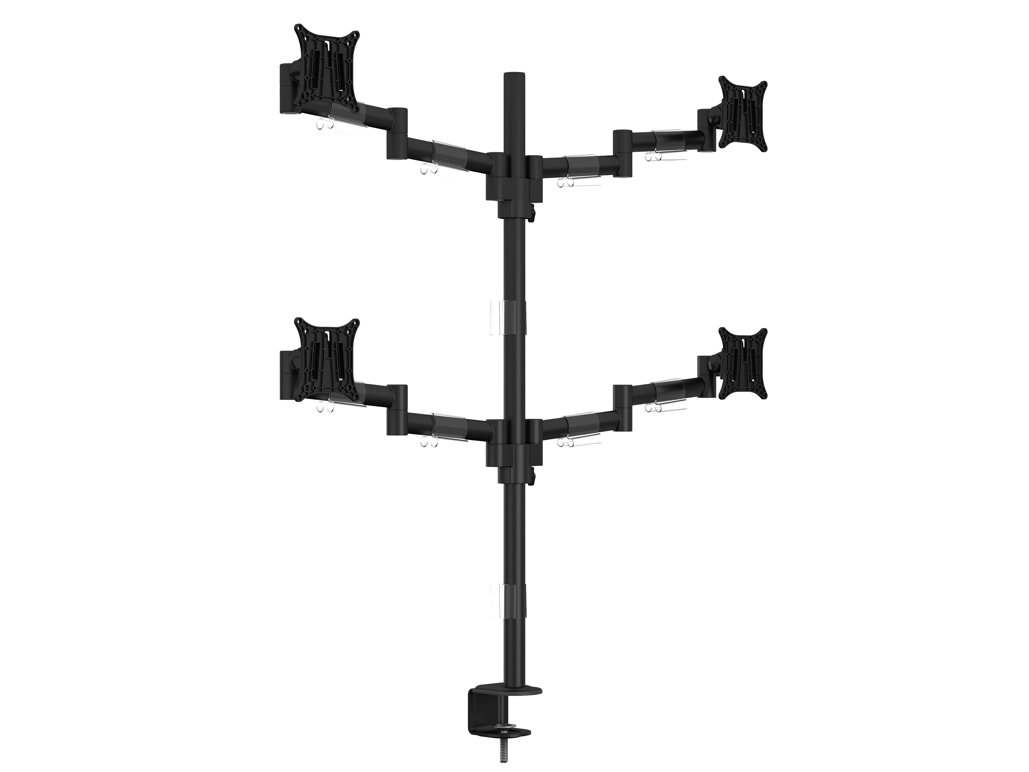 Multibrackets 5891 supporto da tavolo per Tv a schermo piatto 76,2 cm [30] Nero Scrivania (M VESA Deskmount Officeline - Quad B