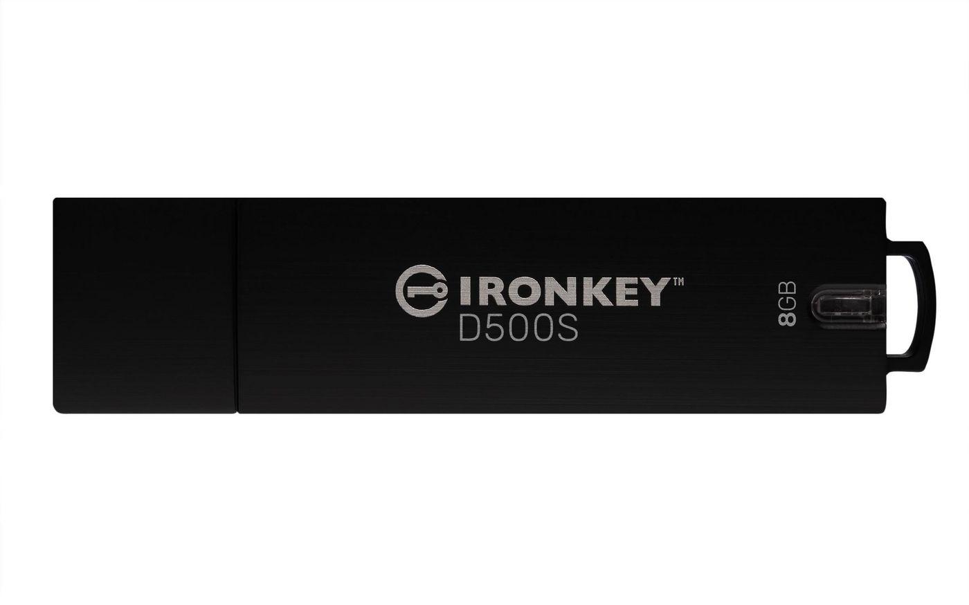 Kingston Technology IronKey 8GB D500S FIPS 140-3 Lvl 3 (in fase di approvazione) AES-256