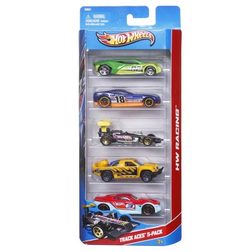 Hot Wheels Confezione 5 Macchinine Modelli Assortiti Giocattolo per Bambini 4 Anni