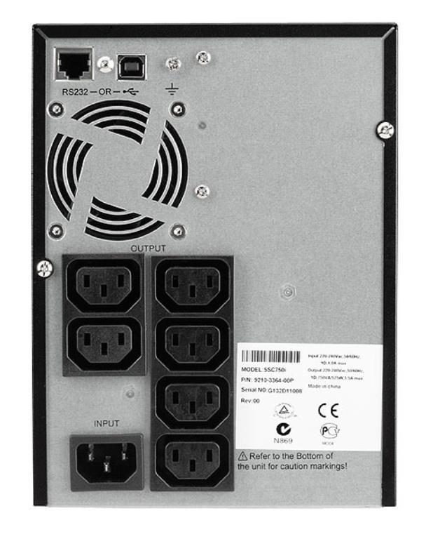 UPS Eaton 5SC - 750VA - USB - Line interactive - 6 prese IEC