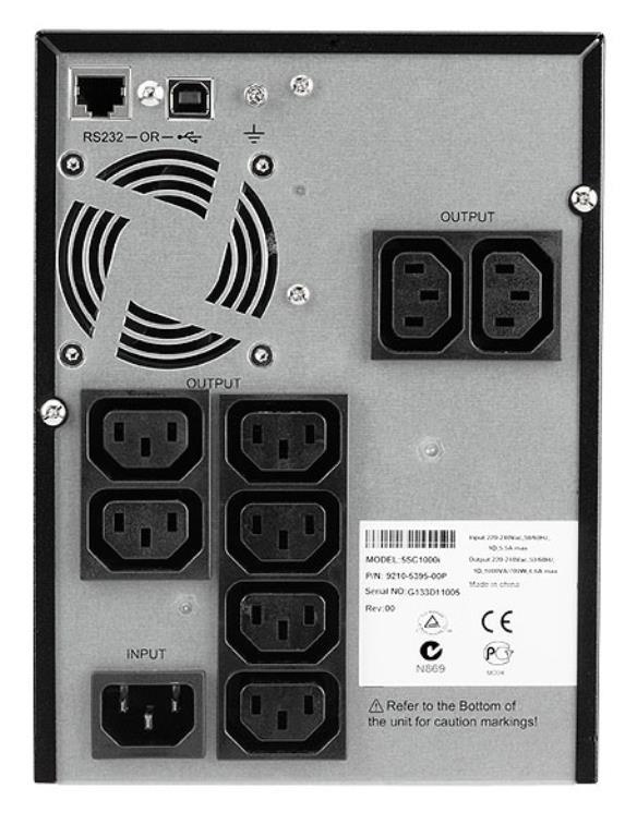 UPS Eaton 5SC - 1000VA - USB - Line interactive - 8 prese IEC
