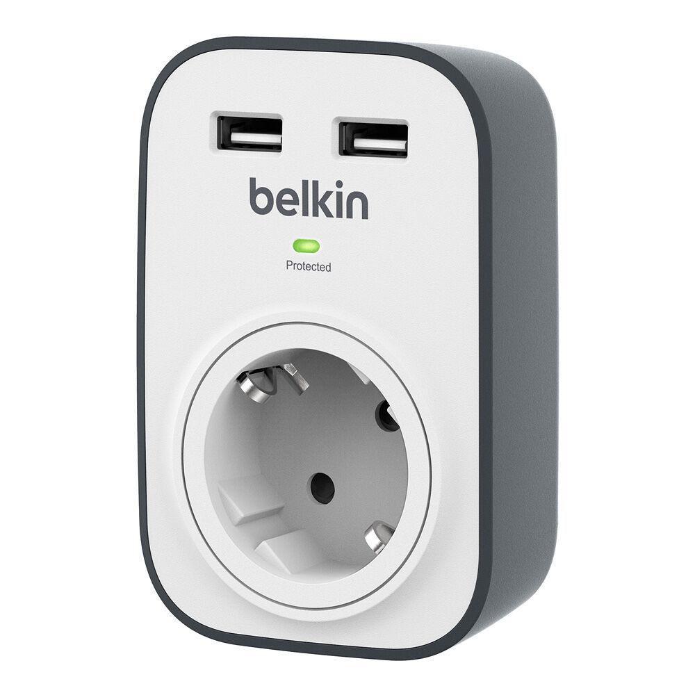 Belkin BSV103VF protezione da sovraccarico Nero Bianco 1 presa(e) AC