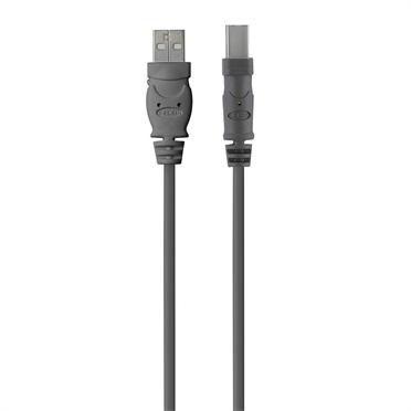 Belkin USB 2.0 A - USB 2.0 B cavo da 48 m USB 48 m USB A USB B Grigio