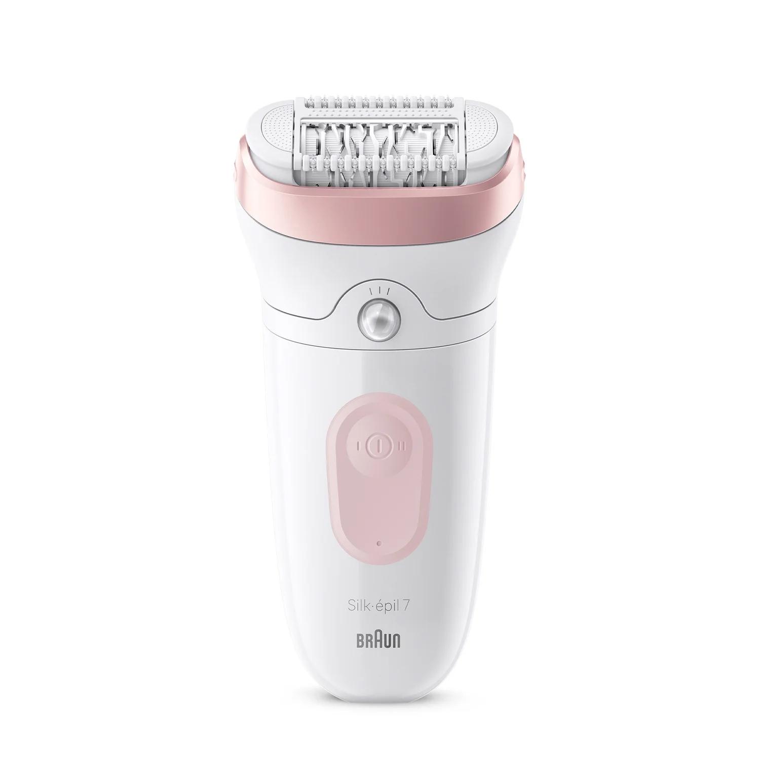 Braun Silk-ÃƒÂ©pil 7 7-000 Rosa, Bianco