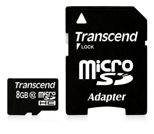 Scheda MicroSD SDHC 8GB adattatore