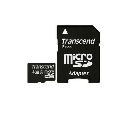 MicroSD Card SDHC 4GB+Adapter