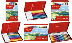 Caran D'Ache Pinter in fibra Fibralo, 15 inchiostro metaluti su colori basati sull'acqua, luminosi e trasparenti, - 1 pezzo (18