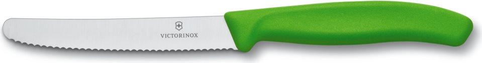 Victorinox V-6.78 36.L114 Coltello per pomodori Swiss Classic 11 cm verde