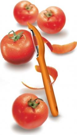 Victorinox V-7.60 75.9 pelapatate universale con lama pendolare, arancione