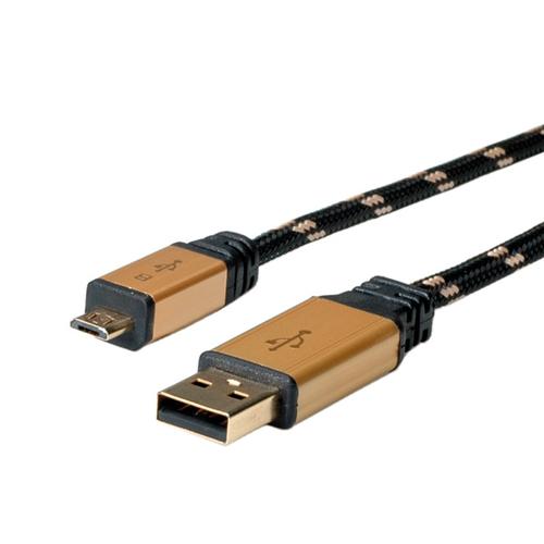 Cavo USB 2.0 ROLINE GOLD, A...
