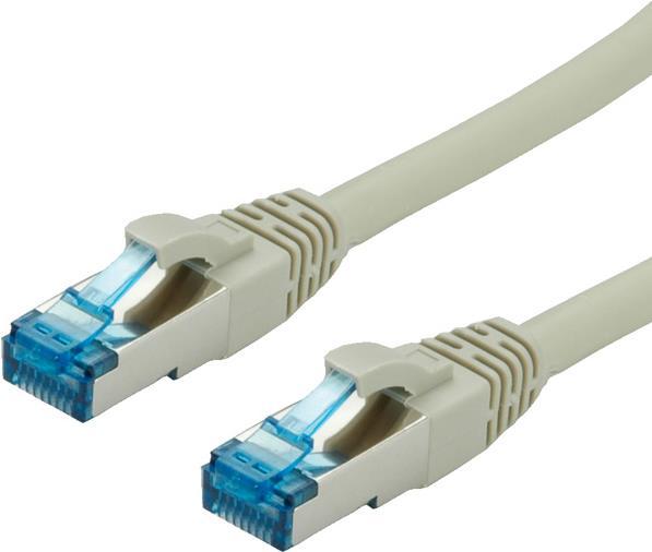 Valore - Cavo patch - RJ -45 (M) a RJ -45 (M) - 7 m - SFTP, PIMF - Cat 6A - Halogen -free, Senza gancio - grigio (21.99.0866)