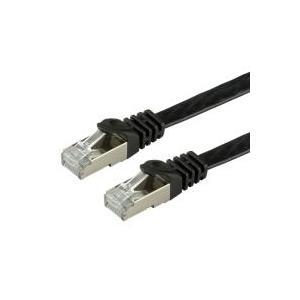 Value FTP Cat.6 Flat Network Cable, black 3 m cavo di rete Nero F/UTP [FTP] (VALUE FTP PatchCord Cat.6/Class E, Flat, black, 3m)