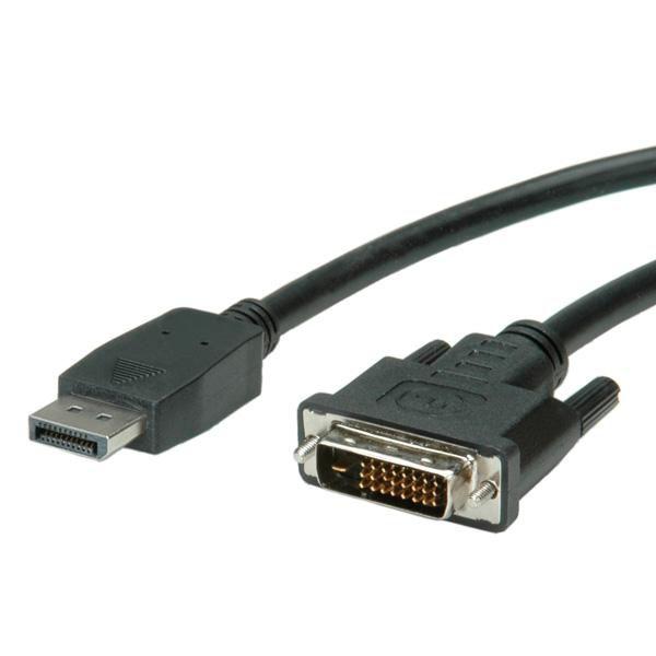 Cavo DisplayPort VALUE DP - DVI (24 1) M/M 2 m