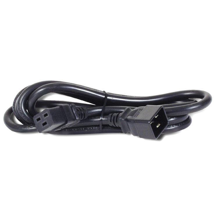 ROLINE 30.15.9015 cavo di alimentazione Nero 25 m Accoppiatore C20 Accoppiatore C19 (Power Cable Black 2.5 M C20 - Coupler C19