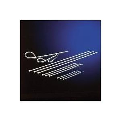 ROLINE Cable clamps fermacavo Bianco 100 pezzo[i] (ROLINE Cable Tie. 4.8mm. Angled. 25cm. 100pcs)