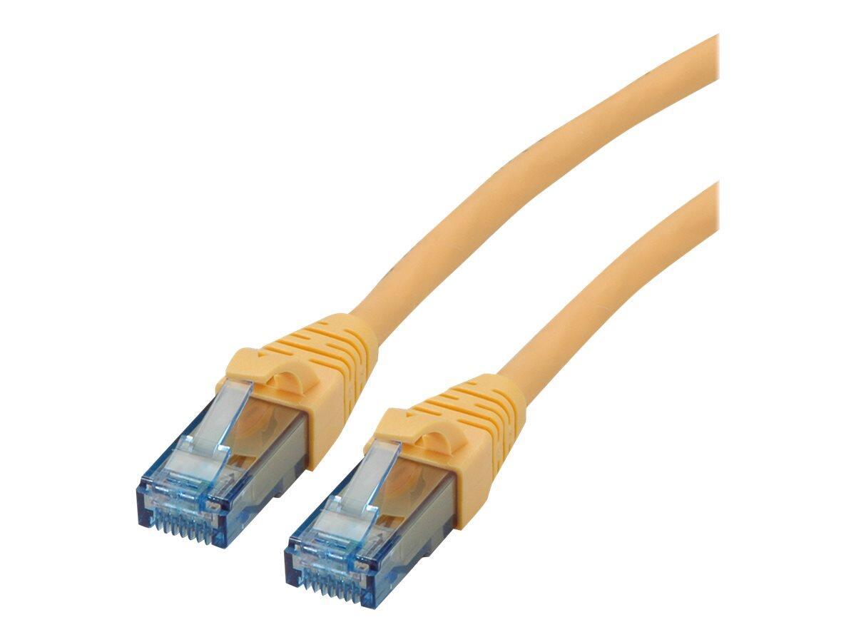 Secomp Roline - Cavo patch - RJ -45 (M) a RJ -45 (M) - 3.0m - UTP - Cat 6A - Halogen -pree, sagom, diviso - giallo (21.15.2723)