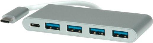 14.02.5045 Hub interfaccia USB 3.0 3.1 Gen 1 Type-C 5000 Mbit Argento