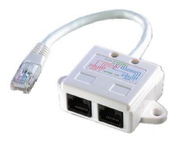 VALUE T-Adapter Cat. 5e,...