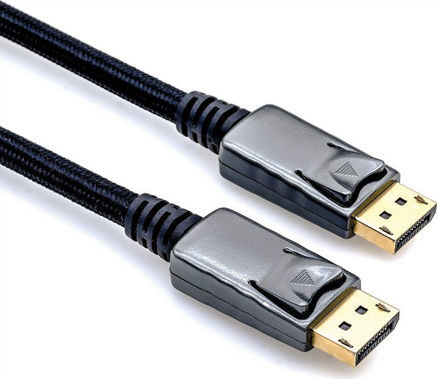 Secomp Roline - Cavo DisplayPort - DisplayPort (M) a DisplayPort (M) - 1,0m - Supporto 4K - Black (11.04.5880)