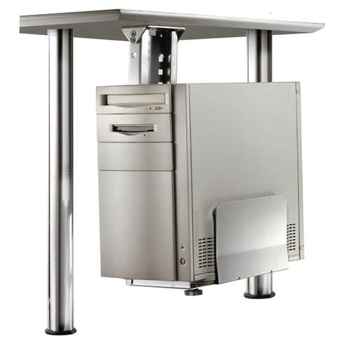 PC TABLE + UNDER THE DESK...