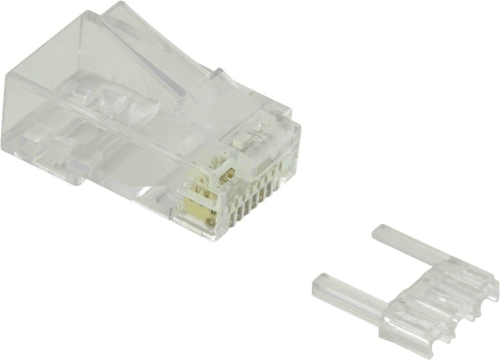 VALUE - Connettore di rete - RJ-45 (M) - non schermato - CAT 6e - trasparente (confezione da 10) (21.99.3062)